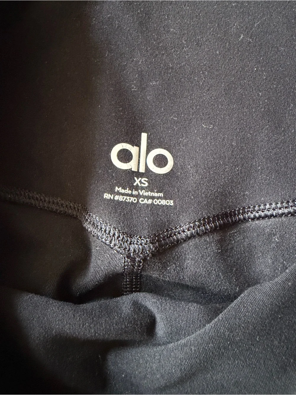 Alo 7/8 High-Waist Airbrush Legging Black XS